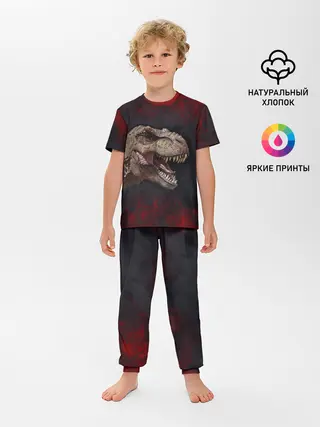 Детская пижама с брюками / T-REX | Динозавр | Dino