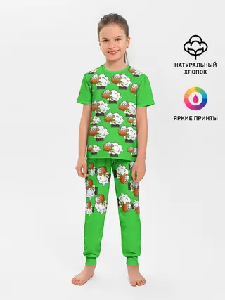 Детская пижама с брюками / Овцы