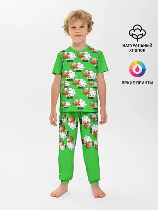 Детская пижама с брюками / Овцы