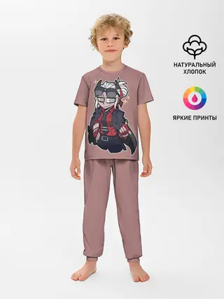 Детская пижама с брюками / Helltaker.