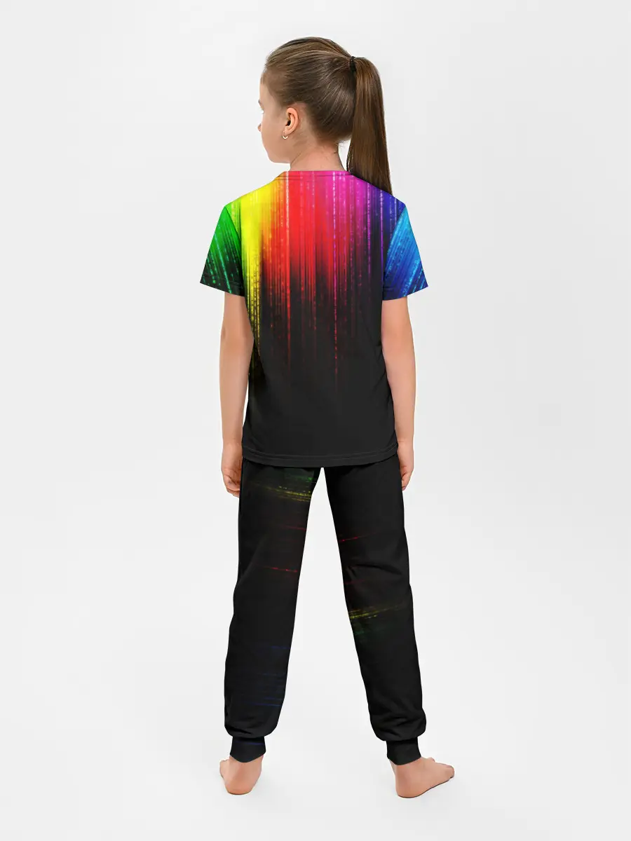 Детская пижама с брюками / КРАСКИ ГРАДИЕНТ