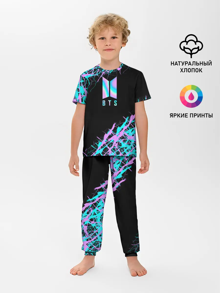 Детская пижама с брюками / BTS