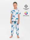 Детская пижама с брюками / Рай для дельфина