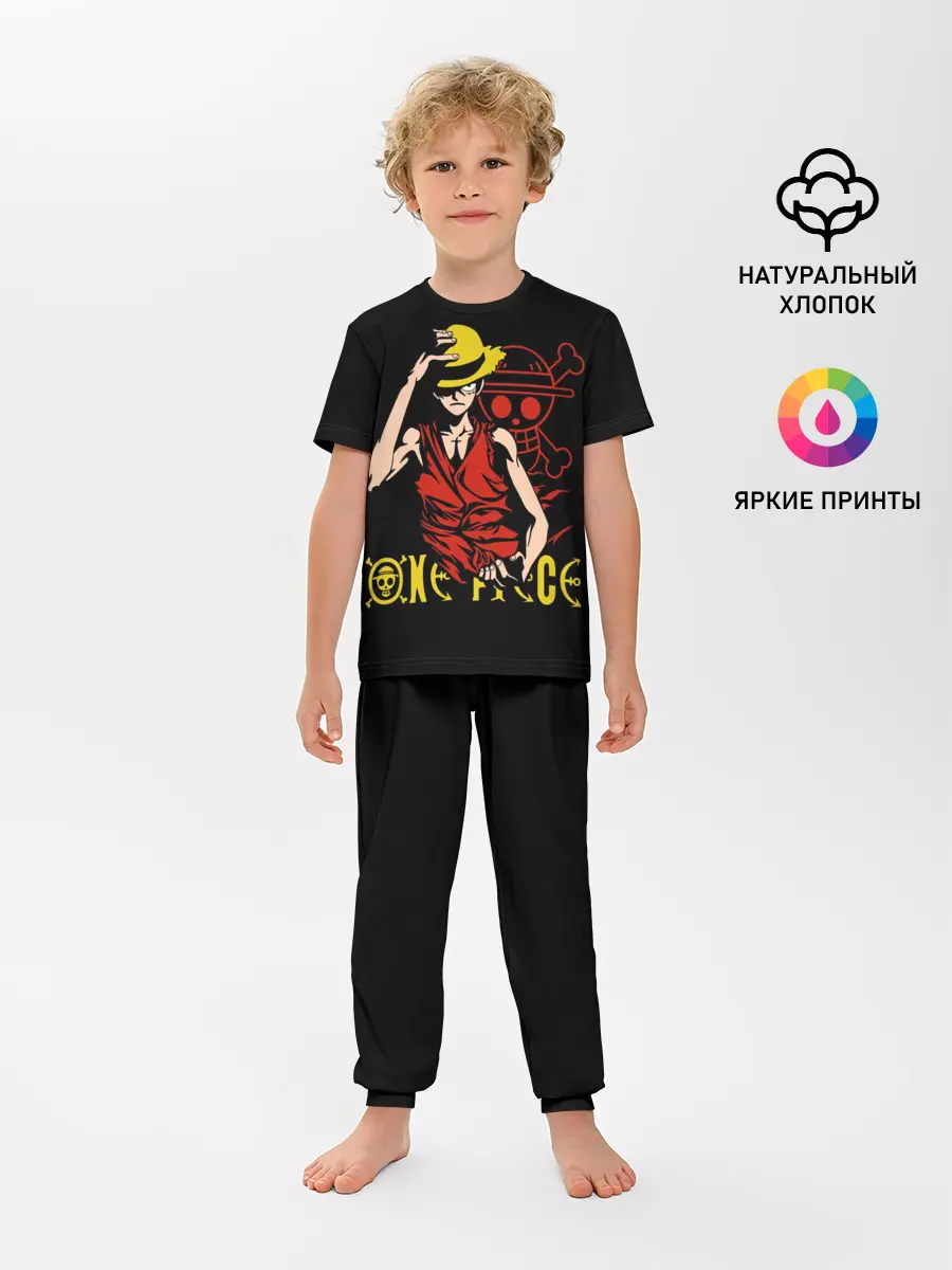 Детская пижама с брюками / One Piece мое почтение