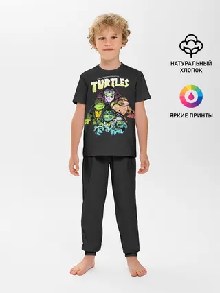 Детская пижама с брюками / Черепашки Франкенштейны