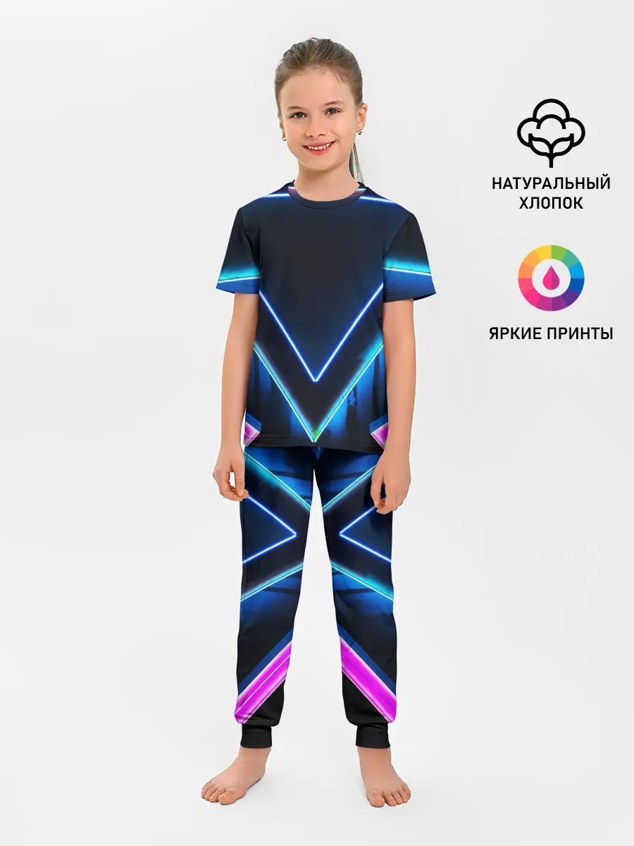 Детская пижама с брюками / DISQUARED NEON