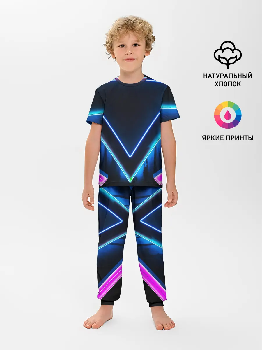 Детская пижама с брюками / DISQUARED NEON
