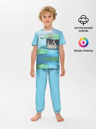 Детская пижама с брюками / Тсую Асуи прячется под водой