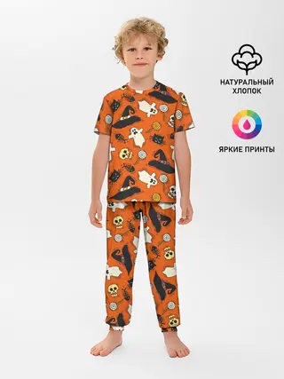 Детская пижама с брюками / Хэллоуинские шалости