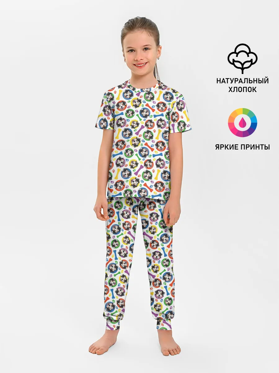 Детская пижама с брюками / Австралийская Овчарка