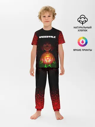 Детская пижама с брюками / UNDERTALE CHARA