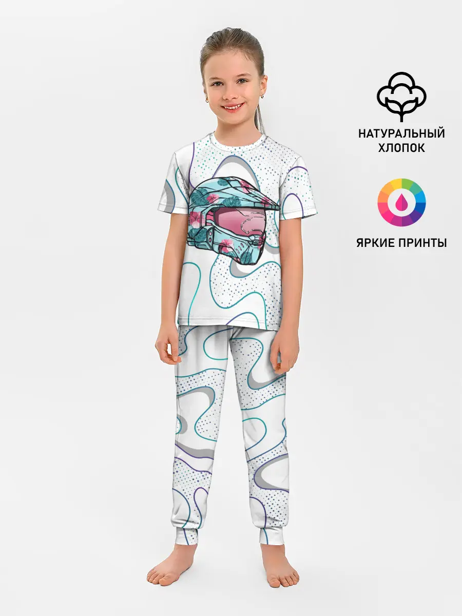 Детская пижама с брюками / Flowers of Spartan
