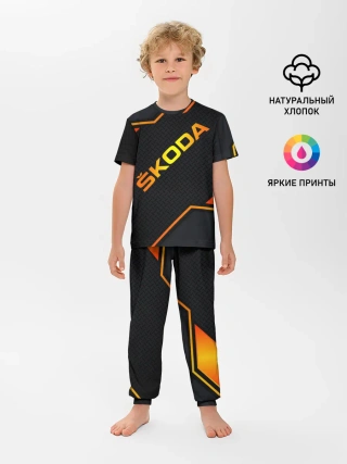 Детская пижама с брюками / Skoda Gold | Шкода