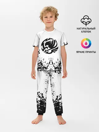 Детская пижама с брюками / Хвост Феи на белом