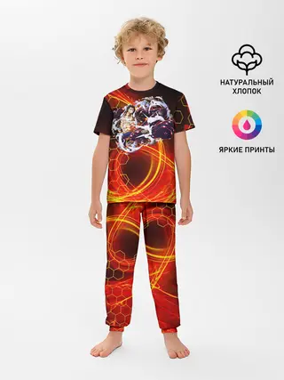 Детская пижама с брюками / Ван Пис | Луффи 4 гир
