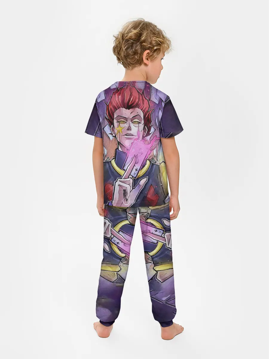Детская пижама с брюками / Хисока со светящейся картой в руках