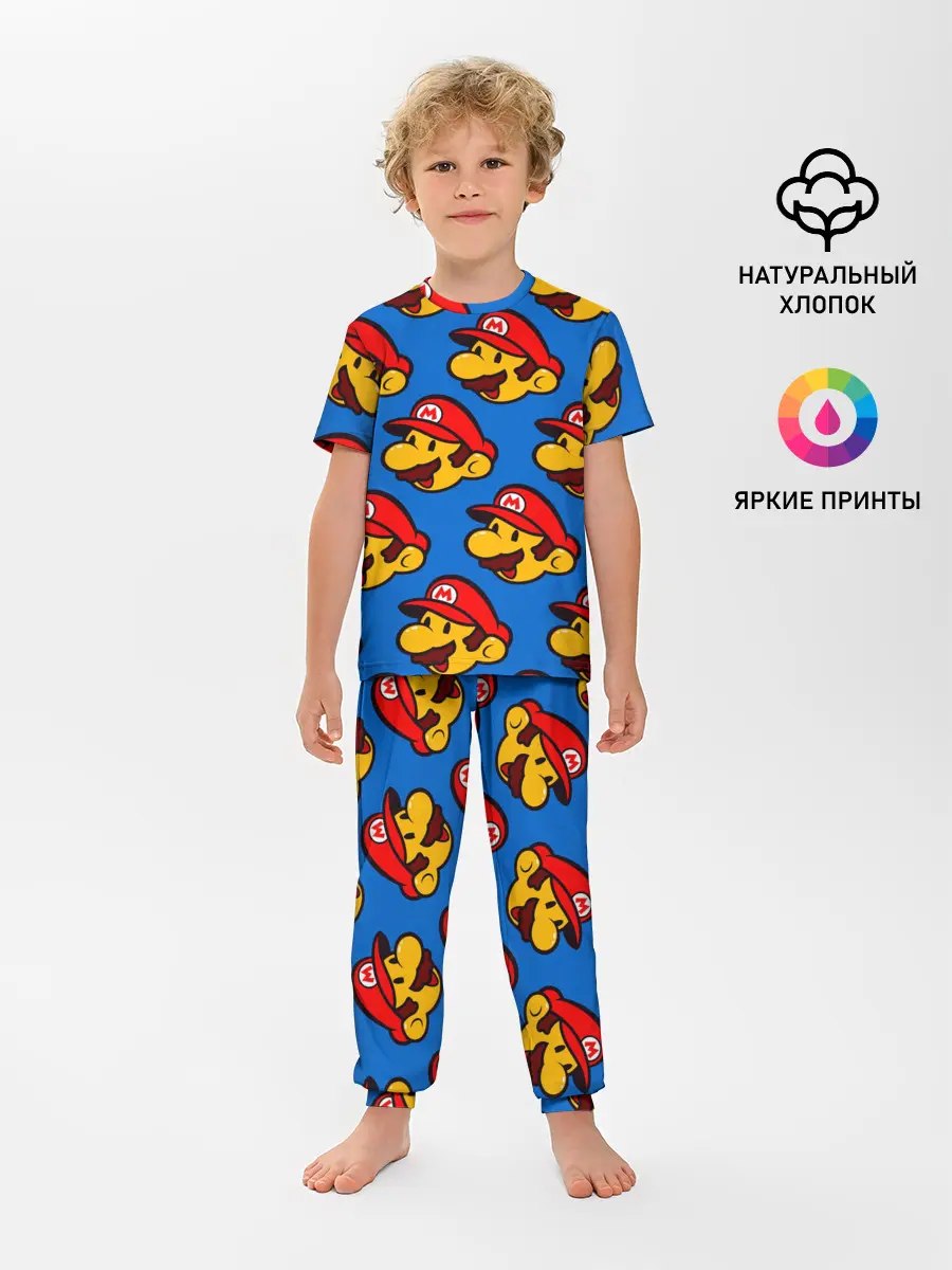 Детская пижама с брюками / Mario