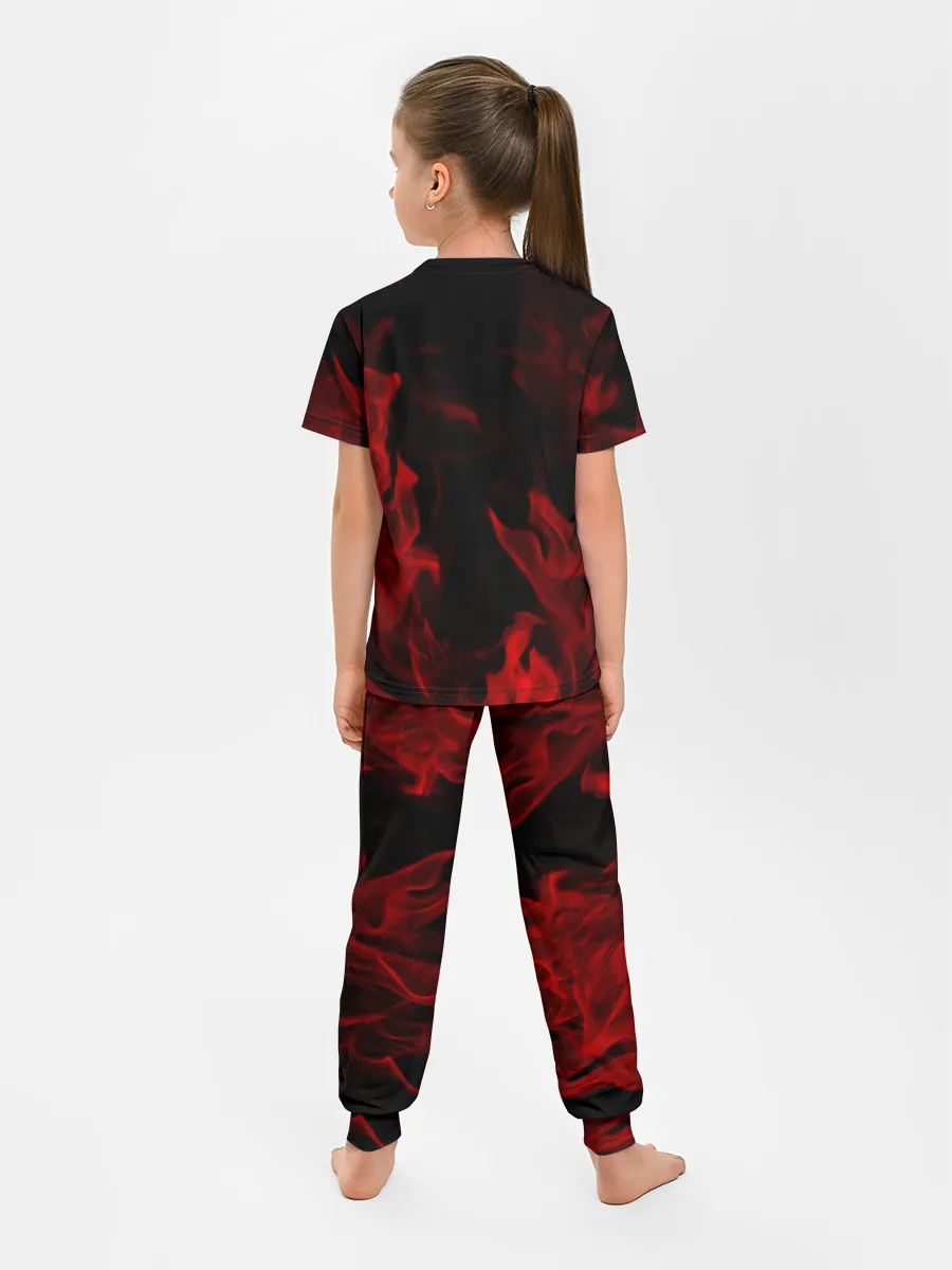 Детская пижама с брюками / Клинок рассекающий демонов пламя.