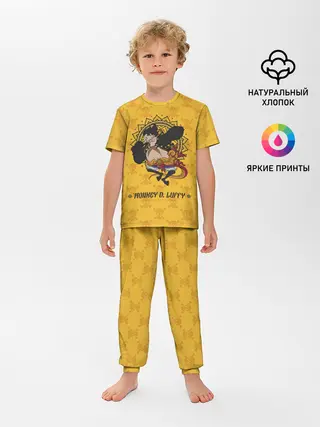 Детская пижама с брюками / Резиновый Манки Д. Луффи One Piece
