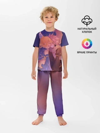 Детская пижама с брюками / Люси Хартфилия и Нацу Драгнил