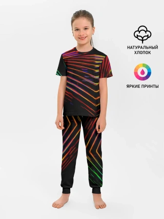 Детская пижама с брюками / STRIPES COLOR