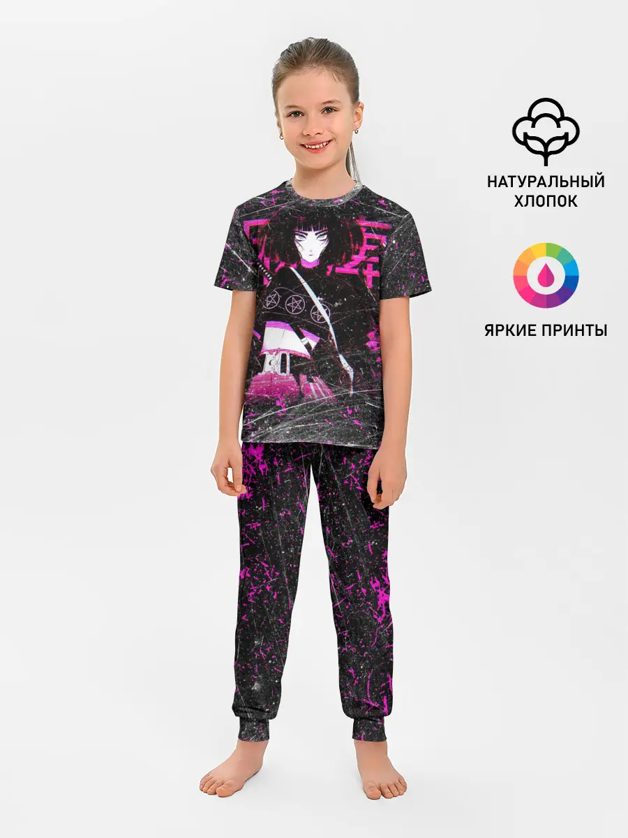Детская пижама с брюками / Vinne Yuna Самурай Киберпанк