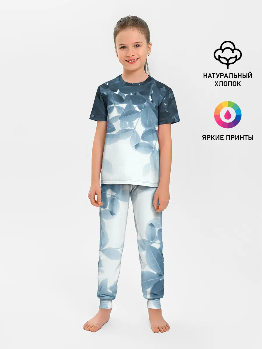 Детская пижама с брюками / Тропики