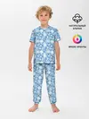 Детская пижама с брюками / Узоры Снежных Хлопьев