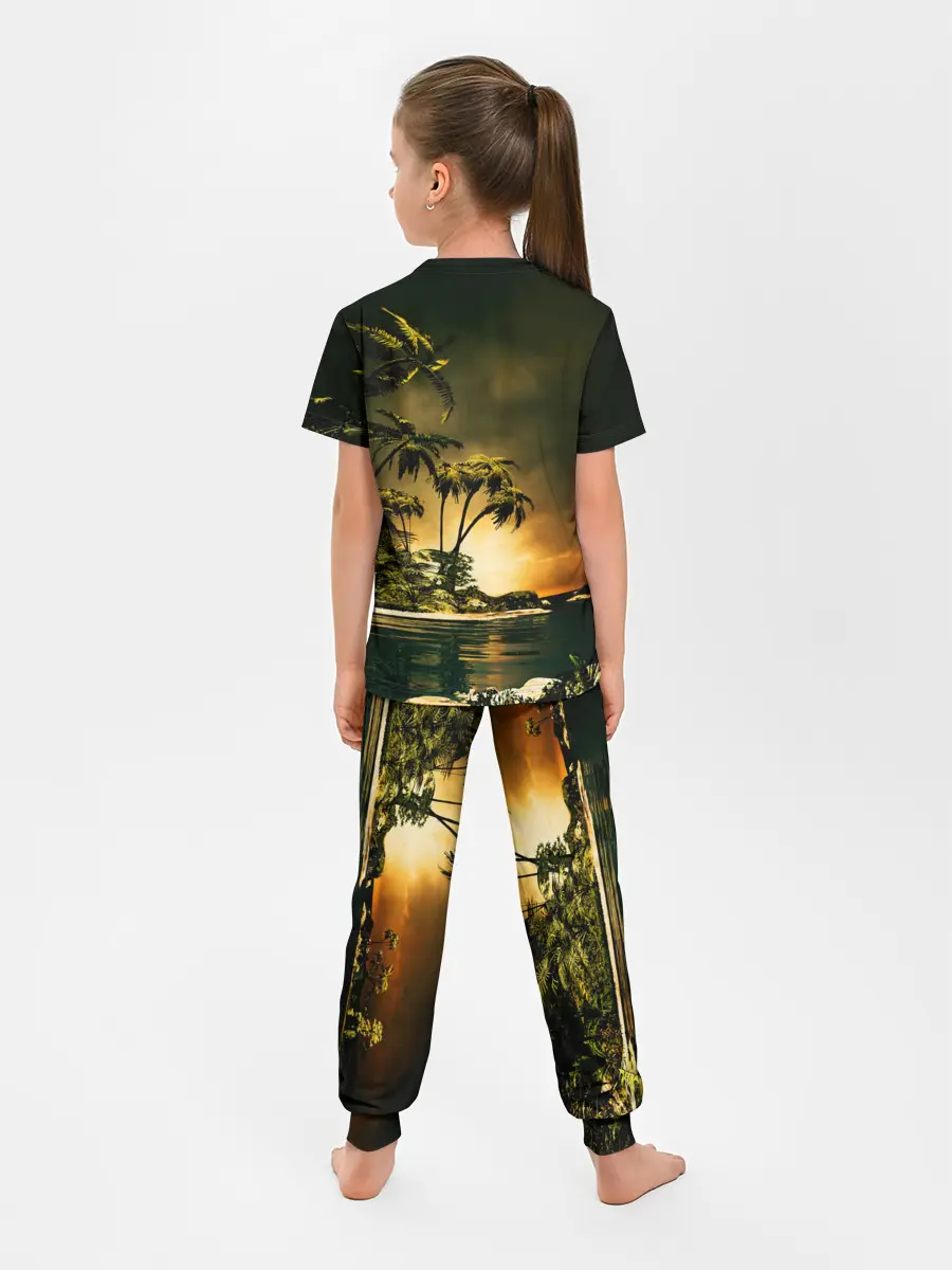 Детская пижама с брюками / РАЙСКИЙ ОСТРОВ