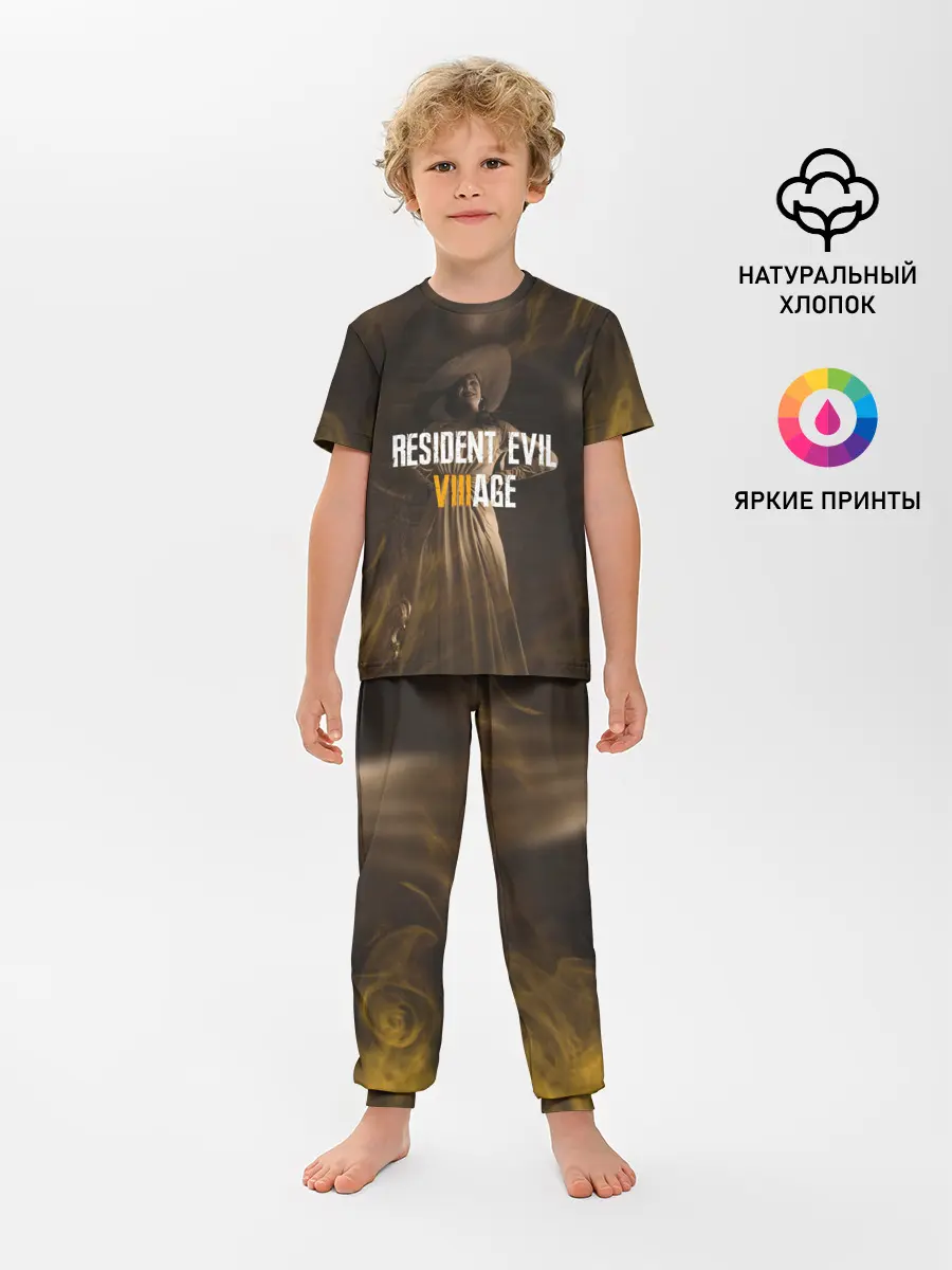 Детская пижама с брюками / RESIDENT EVIL VILLAGE | ЛЕДИ ДИМИТРЕСКУ