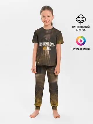 Детская пижама с брюками / RESIDENT EVIL VILLAGE | ЛЕДИ ДИМИТРЕСКУ