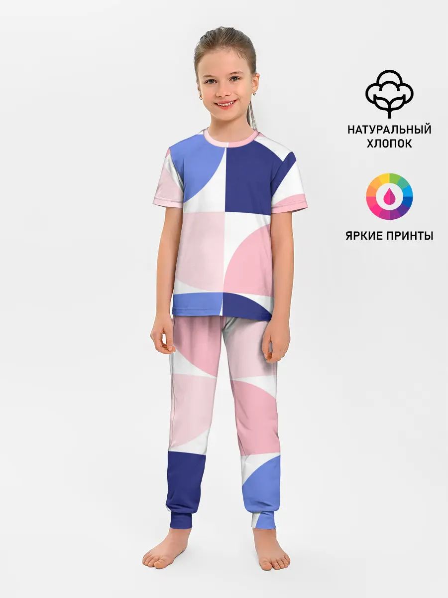 Детская пижама с брюками / узоры