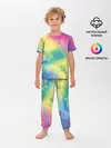 Детская пижама с брюками / Tie-Dye