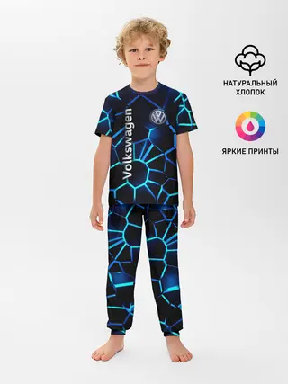 Детская пижама с брюками / Фольксваген 3D плиты