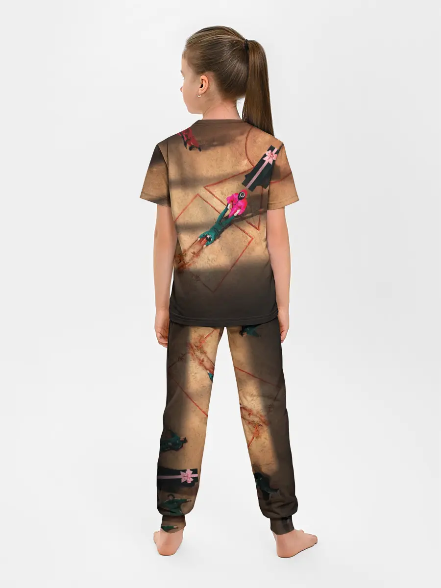 Детская пижама с брюками / Игра в Кальмара Обложка