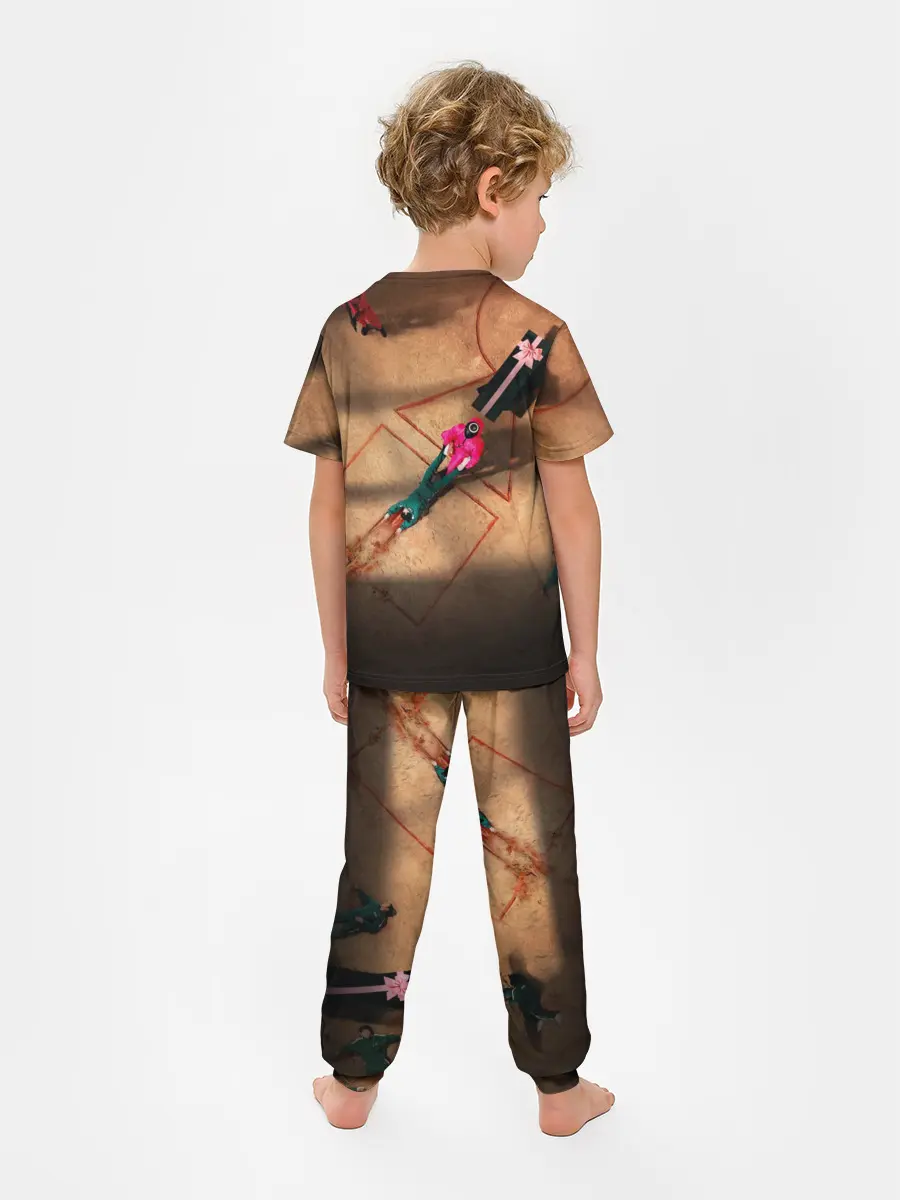 Детская пижама с брюками / Игра в Кальмара Обложка