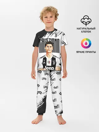 Детская пижама с брюками / КРИШТИАНУ РОНАЛДУ / ЮВЕНТУС