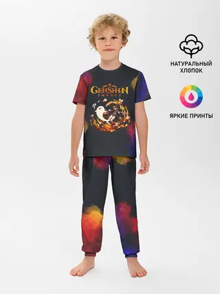 Детская пижама с брюками / Genshin Impact | Геншин Импакт