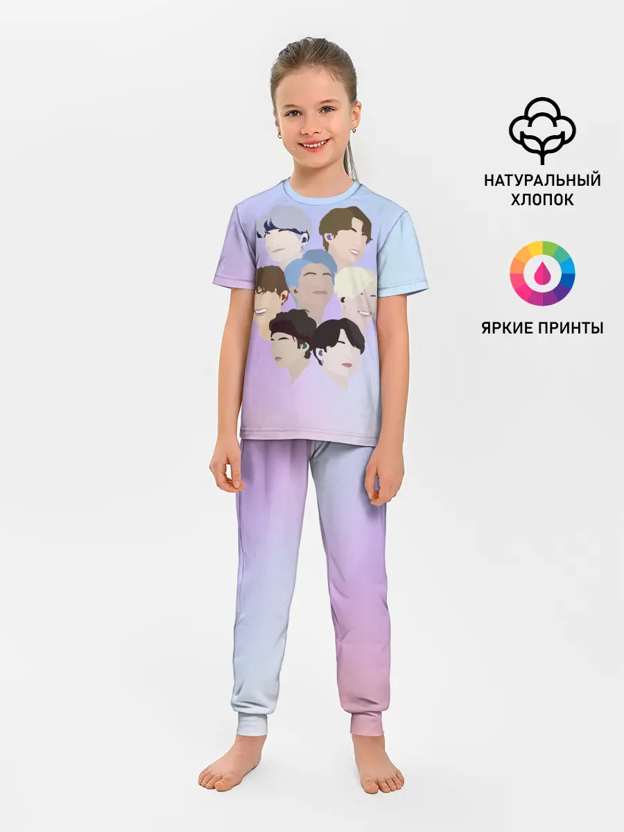 Детская пижама с брюками / БТС Bangtan Boys BTS