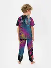 Детская пижама с брюками / Flowers | Неон