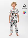 Детская пижама с брюками / Персонажи Миядзаки паттерн