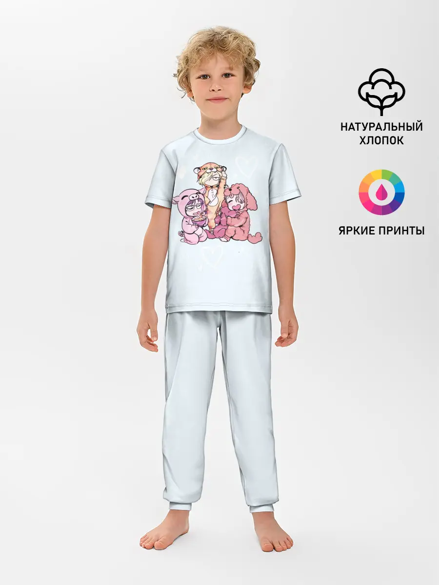 Детская пижама с брюками / Yuri on Ice_3