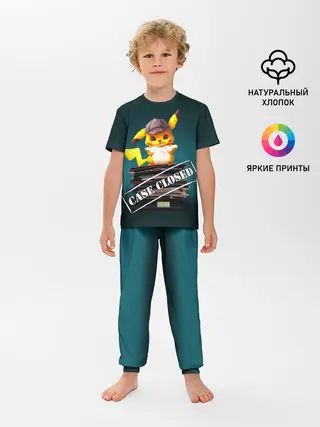 Детская пижама с брюками / Дело закрыто покемоном