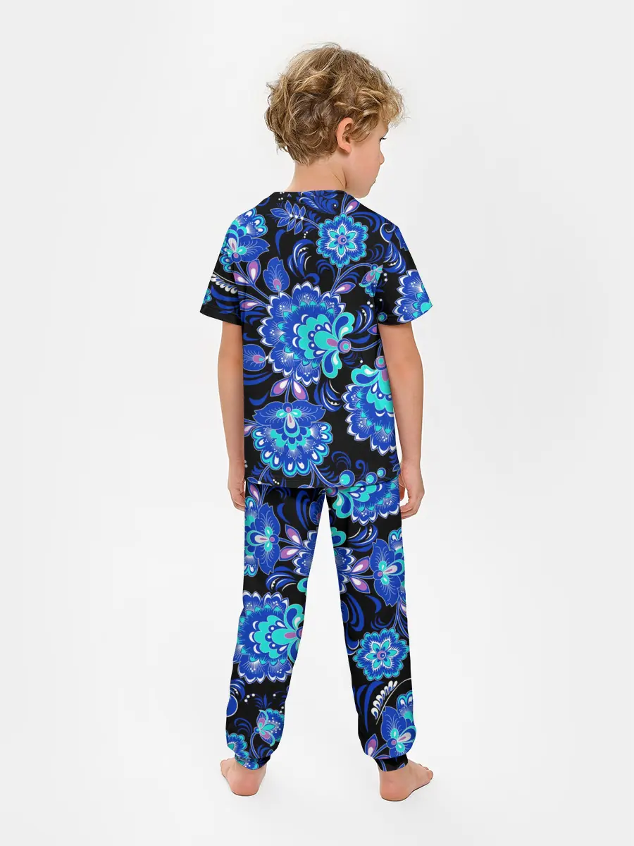 Детская пижама с брюками / Хохлома