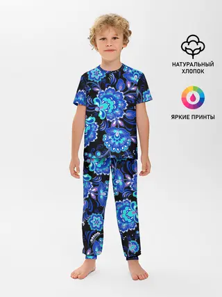 Детская пижама с брюками / Хохлома