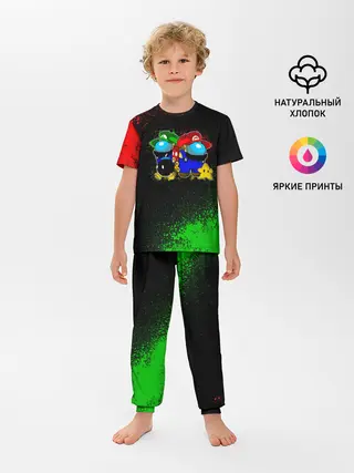 Детская пижама с брюками / Among Us