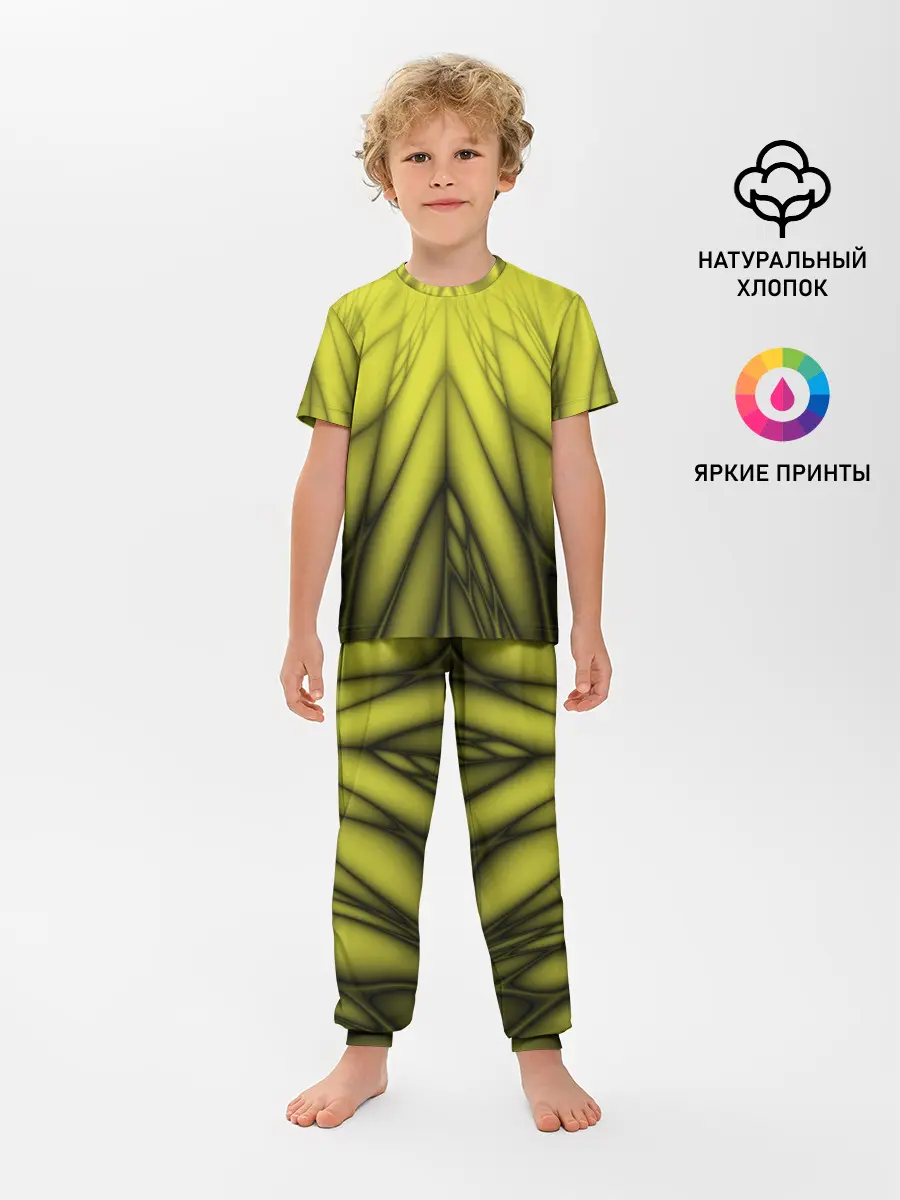 Детская пижама с брюками / Абстракция 535