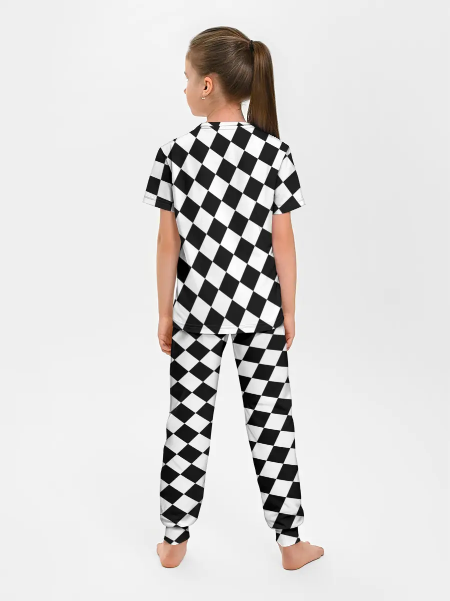 Детская пижама с брюками / Шахматы