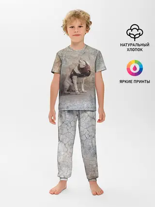Детская пижама с брюками / Бойцовый бультерьер