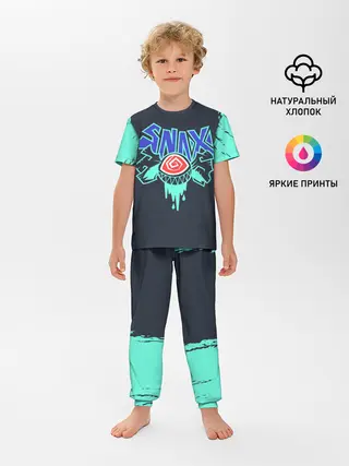 Детская пижама с брюками / Снакс | LOL